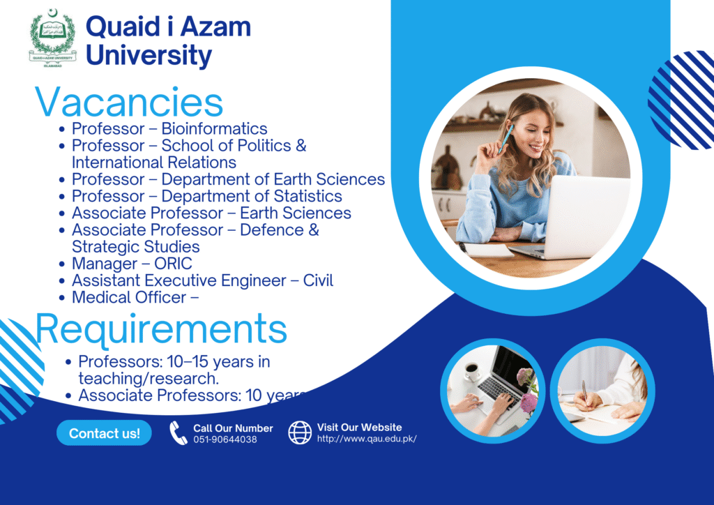 jobs in Islamabad Pakistan